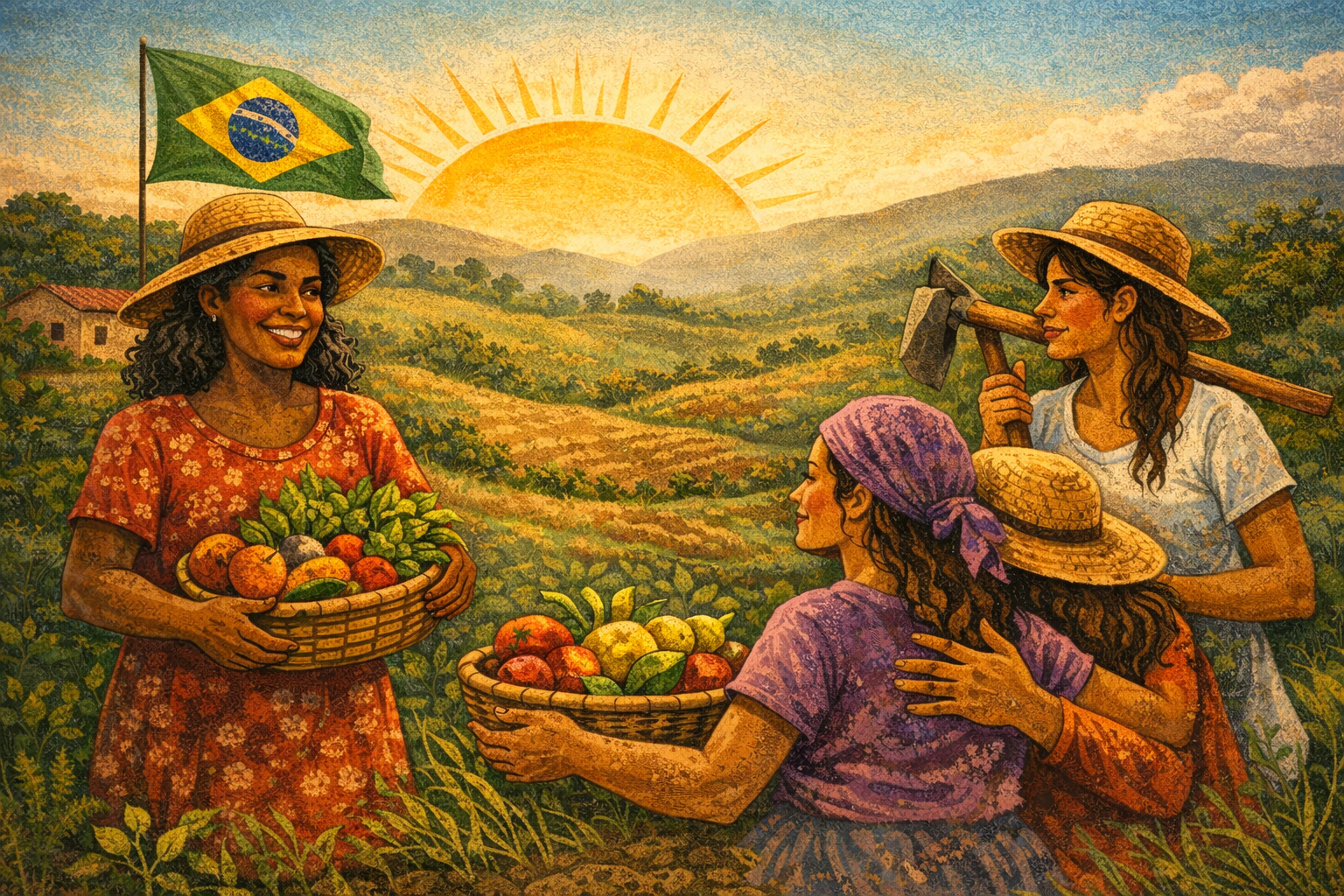 Por que a organização coletiva das mulheres do campo é essencial para a vida